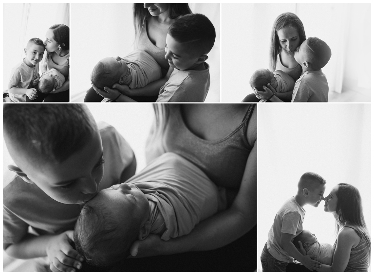 servizio fotografico neonato in studio COLLAGE 11